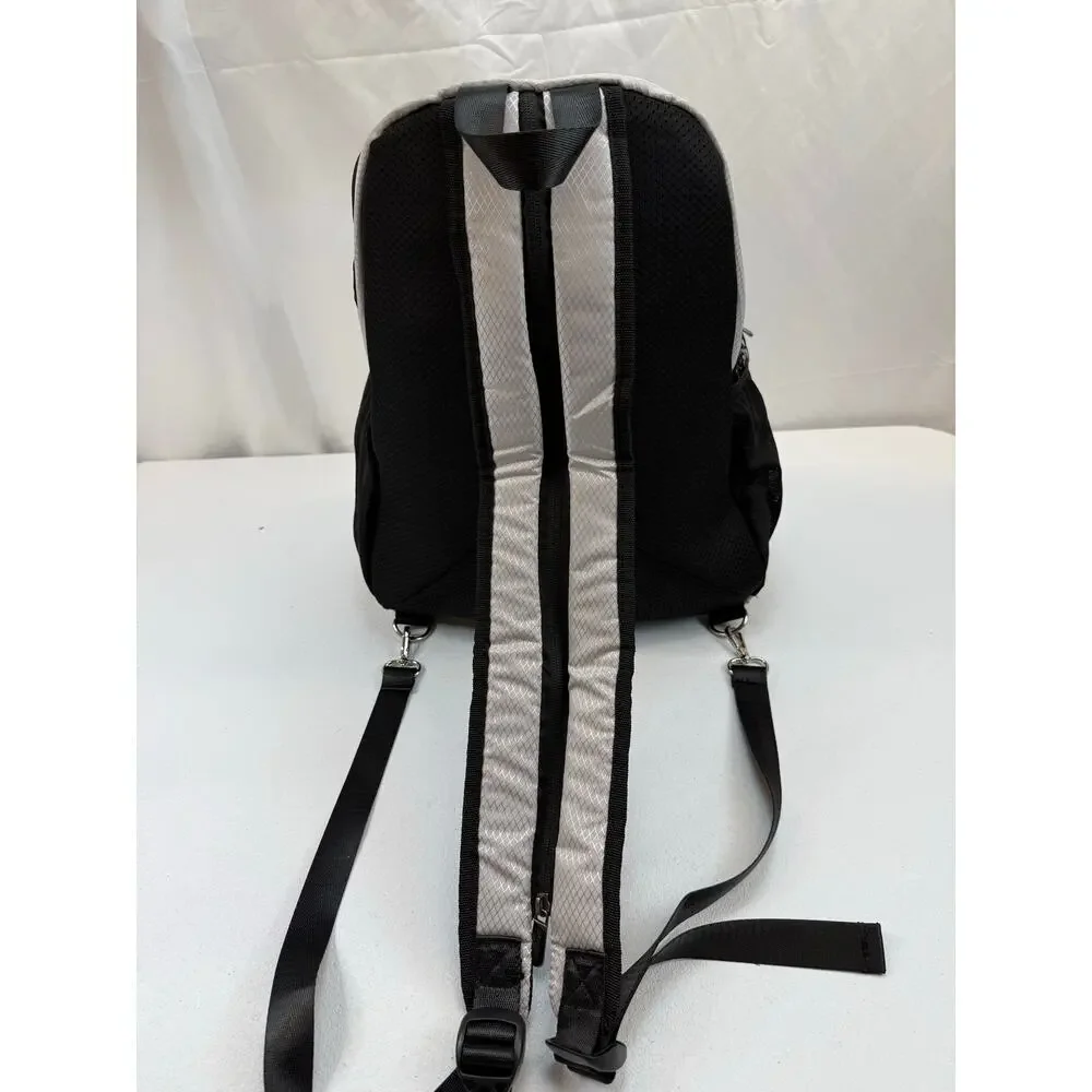 SPOENGRU Small Backpack for Women Men, Convertible Sling Backpack Grey